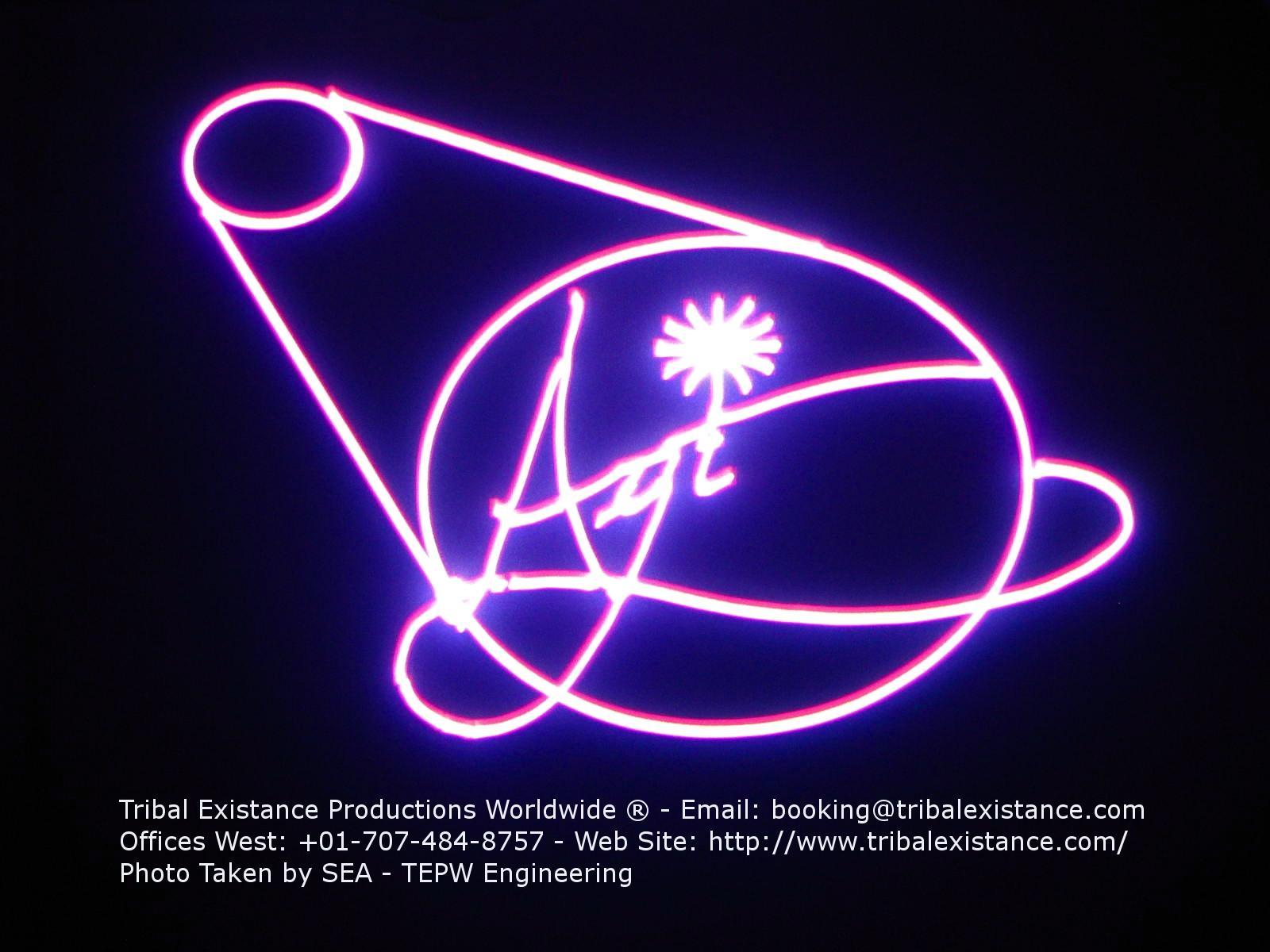 Laser Animation Logo by Tribal Existance Productions Worldwide