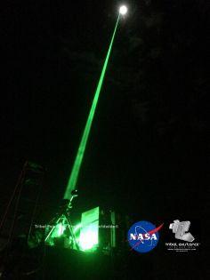 NASA 2015 Laser ISS Space Moon