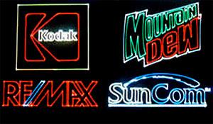Laser logo advertising image 3